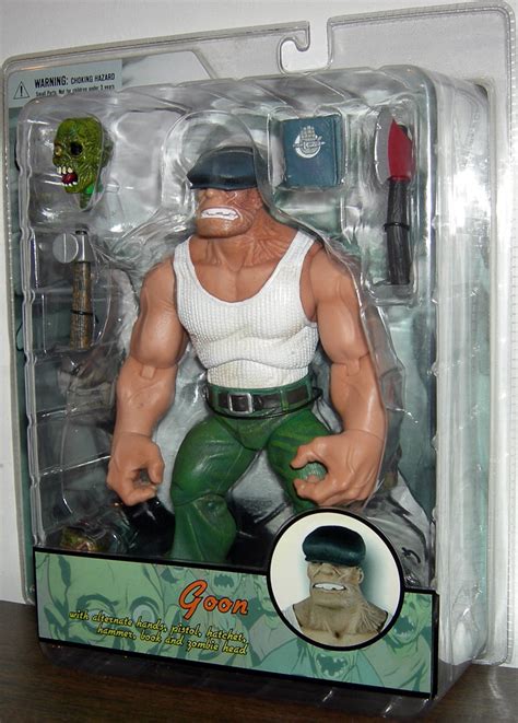 eric powell the good 4 figures w metal lunch box|The Goon Comic Book Heroes Action Figures.